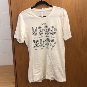 Flower graphic T-shirt